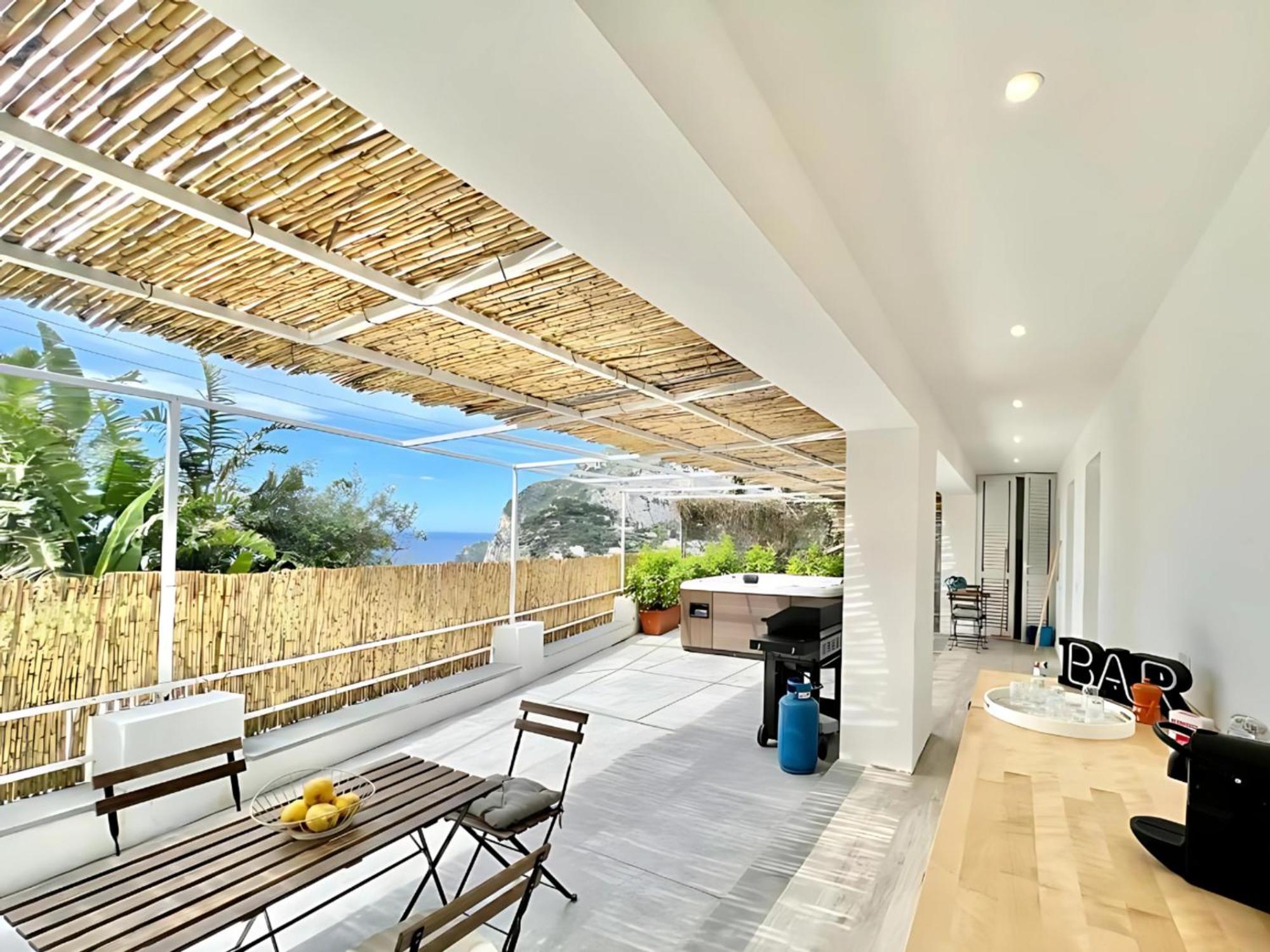 Casa Nannina - Seaview Terrace With Jacuzzi In Capri Apartamento Exterior foto